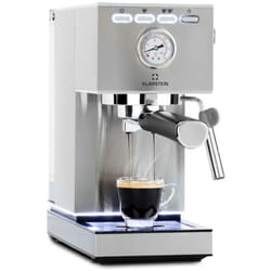 Klarstein - Pausa Machine à espresso, machine à porte-filtre de 1350 watts, machine à café, avec 9 bars de pression, machine à café à porte-filtre