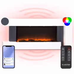 PROFITEZ D'UNE ATMOSPHÈRE CHALEUREUSE ET ROMANTIQUE : L'élégante cheminee electrique effet flamme évoque des illusions de fla ...