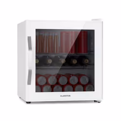 Mini frigo - KLARSTEIN - Beersafe L - Réfrigérateur bar - 47L - Porte vitrée - Blanc