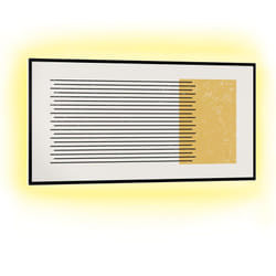 Klarstein - Radiateurs Chauffage Radiant Electrique IP44, Chauffage salle de bain infrarouge Intelligent WiFi et App, Radiateur Electrique Mural