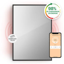 Klarstein - Smart Chauffage Infrarouge, 750W Radiateur Electrique, Contrôle via app Mobile WiFi, Détection de Fenêtre Ouverte, IP24, Chauffage Mural