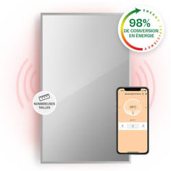 Klarstein - Smart Chauffage Infrarouge, 1000W Radiateur Electrique, Contrôle via app Mobile WiFi, Détection de Fenêtre Ouverte, IP24, Chauffage Mural