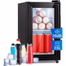 LA FRAÎCHEUR PARTOUT AVEC VOUS : Ce mini-frigo de chambre, salon ou les espaces de divertissements permet de régler la tempér ...
