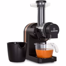 Élégant, sain et pratique : l' extracteur de jus Klarstein Bella Elegance vous apporte facilement, ainsi qu'à votre famille,  ...