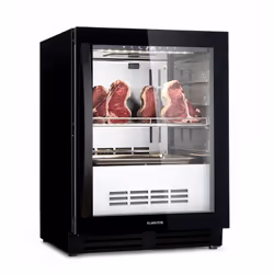 - - - - - La bonne maturité pour un goût corsé : la cave de maturation de la viande Klarstein Steakhouse Pro 98 Onyx affine n ...