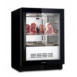 Klarstein - Cave de maturation steakhouse pro 98 onyx - pour viande - 1 zone - 98 l - 1-25°c - touch panorama