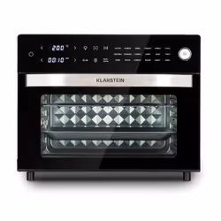 Klarstein 10039940, Friteuse d’air chaud, 30 L, 30 °C, 230 °C, Noir, Rotatif, Tactile
