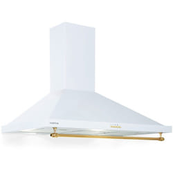 Hotte Aspirante Cuisine 9 cm, Hotte Cheminée avec Filtres à Charbon, 61m³/h, 165W, Hotte de Cuisine en Acier Inoxydable avec Recirculation, Panneau
