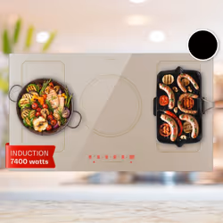 LE FUTUR DE LA CUISINE EST LÀ : Avec une puissance de chauffe de 7200 watts, vous profitez d'une cuisson de niveau supérieur  ...