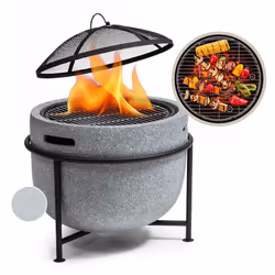 Description générale Profitez d’un moment de détente autour du feu avec le brasero Blumfeldt. Rassemblez vos amis et votre fa ...