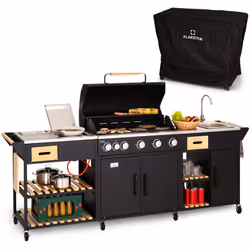 PROFITEZ D'UNE CUISSON EFFICACE ET ÉCONOMIQUE : Le barbecue à gaz de Klarstein est conçu pour vous permettre de cuisiner effi ...