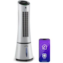 Klarstein - rafraîchisseur d'air, ventilateur, humidificateur & ioniseur, Réservoir d'eau 6 l, oscillation, 30 w, 210 m³/h, minuterie, climatiseur