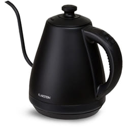 Klarstein - 2KW 1L Bouilloire Electrique, Bouilloire à Col de Cygne avec Temperature Reglable pour le Café et le Thé, Thermostat Réglable de 40-100