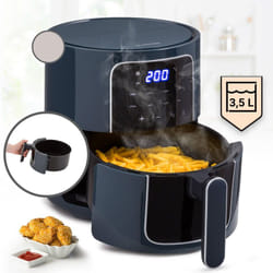 Klarstein 10040701 friteuse Unique 3,5 L Autonome 1400 W Friteuse d’air chaud Anthracite