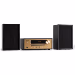 Chaîne HiFi - Auna - Berklee - Bluetooth - Enceintes stéréo - FM MP3 USB - Noir