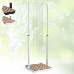 Blumfeldt - Douche Exterieur Piscine, Douches de Jardin Portable, Douche Jardin Exterieur, Pomme de Douche Réglable, Douche Extérieur Aluminium,