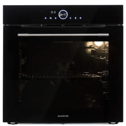 Klarstein Four Encastrable Chaleur Tournante, Four Encastrable Noir avec 11 Modes, Four Electrique avec Décongélation, Convection, Grill, Four