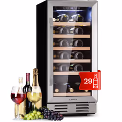 PRÉSENTATION ÉLÉGANTE DES VINS : Avec une porte en verre qui met en valeur votre vin, la cave à vin est doté d'un cadre en ac ...