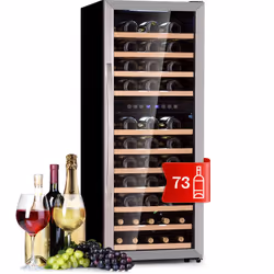 La cave à vin Klarstein Vinamour 73 Duo vous offre une des meilleures dégustations de vin. Grâce à deux zones de refroidissem ...