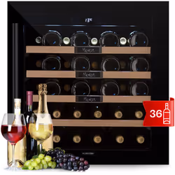 Grâce à la cave à vin encastrable Klarstein Vinsider 36 Built-In Uno, offrez au vin les conditions idéales pour déployer tout ...