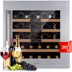PRÉSENTATION ÉLÉGANTE DES VINS : Avec une porte en verre qui met en valeur votre vin, les caves à vin sont dotés d'un cadre e ...