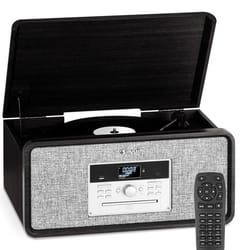 Chaîne hi-fi - Auna - Bella Ann - Lecteur vinyle - Bluetooth - Radio DAB+/FM