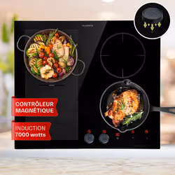 Cuisiner de manière encore plus flexible : La Klarstein Magnichef 4 plaque à induction permet une utilisation optimale de l'e ...