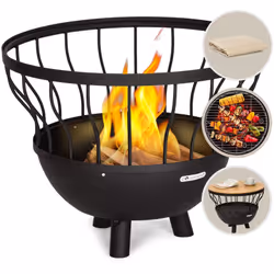 PROFITEZ D'UN MOMENT AU CHAUD AUTOUR DE GRILLADES : Avec ce brasero exterieur de Blumfeldt, rassemblez vos amis et votre fami ...