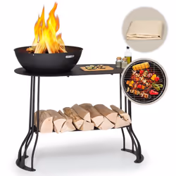 PROFITEZ D'UN MOMENT AU CHAUD AUTOUR DE GRILLADES : Avec ce brasero exterieur de Blumfeldt, rassemblez vos amis et votre fami ...
