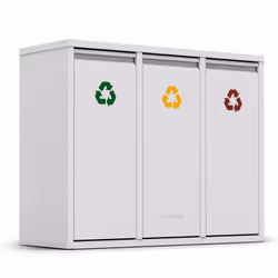 Description générale La poubelle Klarstein Ordnungshüter 3 est conçue pour faciliter le tri des déchets avec ses trois compar ...