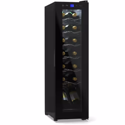 Les bons vins sont conservés de manière optimale : la cave à vin Klarstei n Shiraz 14 Slim Uno offre de la place pour jusqu'à ...