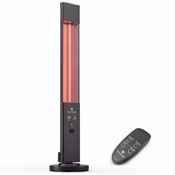 blumfeldt Chauffage Infrarouge sur Pied Radiateur Intérieur et Extérieur 3000W Chauffage de Terrasse Télécommande IP65