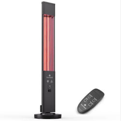 blumfeldt Chauffage Infrarouge sur Pied Radiateur Intérieur et Extérieur 3000W Chauffage de Terrasse Télécommande IP65