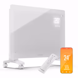 DE LA CHALEUR À LA MAISON : notre chauffage électrique silencieux crée une atmosphère chaleureuse dans la maison. Ce convecte ...