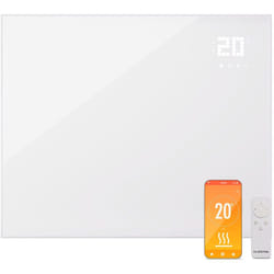 Klarstein - Radiateurs Chauffage Radiant Electrique IP24 Chauffage Salle de Bain Infrarouge Intelligent WiFi et App Radiateur Electrique Mural 1200W