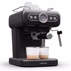 Klarstein 10045424, Machine à expresso, 1,2 L, Café moulu, 950 W, Noir