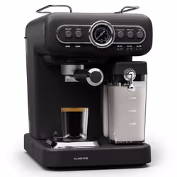 Klarstein 10045425, Machine à expresso, 1,2 L, Café moulu, 1350 W, Noir