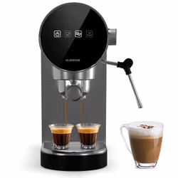 Préparez vous-même le meilleur des expressos : avec la machine à expresso Furore de Klarstein en acier inoxydable. Non seulem ...