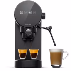 Préparez vous-même le meilleur des expressos : avec la machine à expresso Furore de Klarstein en acier inoxydable. Non seulem ...