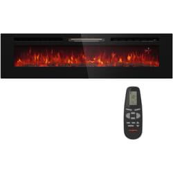 Cheminée décorative Klarstein avec flammes led cheminée électrique avec chauffage et cheminée cheminée électrique 1800 w avec télécommande minuterie