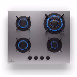 PROFITEZ D'UNE CUISSON EFFICACE ET ÉCONOMIQUE : La table de cuisson à gaz à 4 feux est conçue pour cuisiner efficacement, rap ...