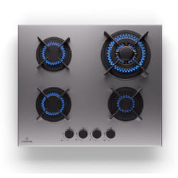 Klarstein Tables de Cuisson à Gaz Plaque de Cuisson Gaz à 4 Brûleurs Table de Cuisson Encastrable à 4 Feux de 8000W Cuisiniere Gaz Gaziniere Gaz avec