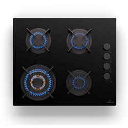 Klarstein - Tables de Cuisson à Gaz Plaque de Cuisson Gaz à 4 Brûleurs Table de Cuisson Encastrable à 4 Feux de 8800W Cuisiniere Gaz Gaziniere Gaz