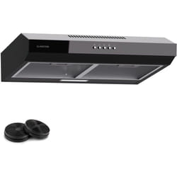 Klarstein - hotte aspirante 60 cm Hotte d'extraction avec filtre en aluminium compatible lave-vaisselle évacuation d'air silencieuse débit d'air de