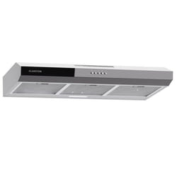 Hotte aspirante encastrée Klarstein Contempo 90 - Acier inoxydable - 90 cm - 200 m³/h - LED - Argent