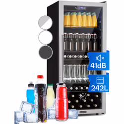 Bien refroidir, c'est mieux : le Klarstein Beersafe 7XL est un réfrigérateur à boissons compact d'une capacité de 242 litres  ...
