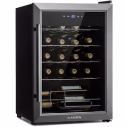 Pour les amateurs de bon goût : la cave à vin Klarstein Ultimo 20 Uno met vos vins préférés à la température de dégustation i ...