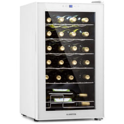Klarstein - Cave a Vin, Caves à Vin de Conservation de 63L, Porte en Verre, Cave a Vins à Zone Unique, Bar Int/Ext, Frigo Vin, Armoire a Vin, Cave a