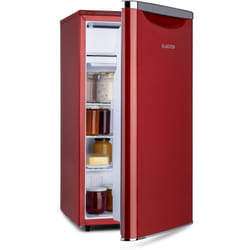 Klarstein Yummy Réfrigérateur avec compartiment congélateur, R600a, 42 dB, 1 x étagère grillagée, incl. bac d'égouttement, 90 L, compartiment