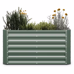 CONSTRUCTION DE HAUTE QUALITÉ : cette jardinière surélevée présente des coins arrondis pour plus de sécurité et de durabilité ...